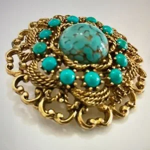 EMMONS ヴィンテージ ブローチ Emmons Vintage | Jewelry | Emmons Vintage Turquoise Art